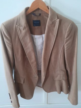 Americana Zara Mujer Marrón