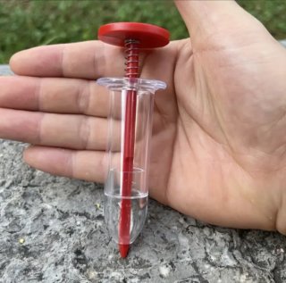 Dispensador de semillas manual