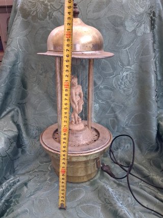 Venere da fontana in metallo e plastica