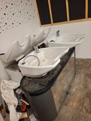 Lavacabezas profesional para peluquería 2 puestos.