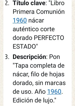 Libro Primera Comunión 1960