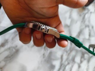 Reloj Gduo Elegante Verde y Plateado