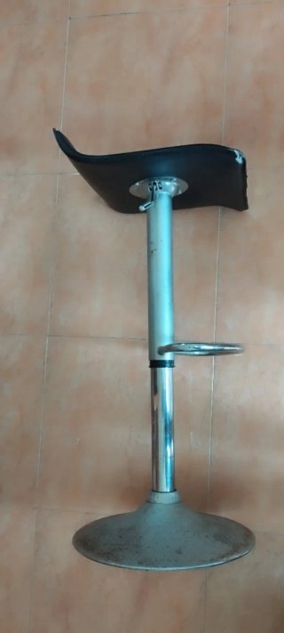Son dos,2/Taburetes de Cocina Negro/Plata