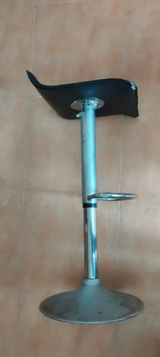 Son dos,2/Taburetes de Cocina Negro/Plata