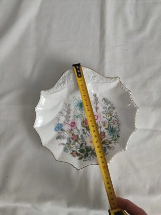 Fuente decorativa porcelana flores ENGLAND