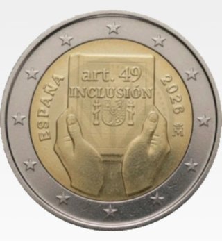 Moneda 2€ Conmemorativa España 2026. Sin Circular.