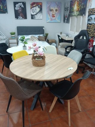 Mesa redonda 120x75cm