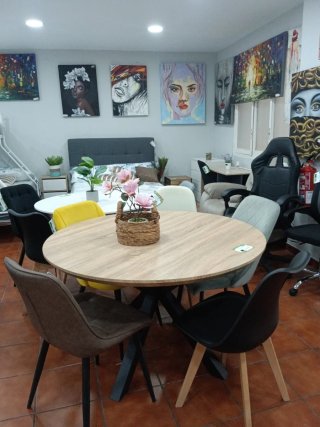 Mesa redonda 120x75cm