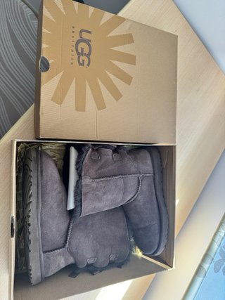Botas Ugg Mujer Marrón con Lazos