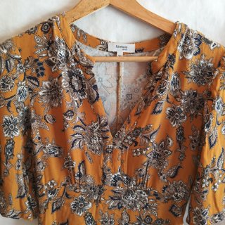 Vestido Corto Viscosa Diseño Vintage