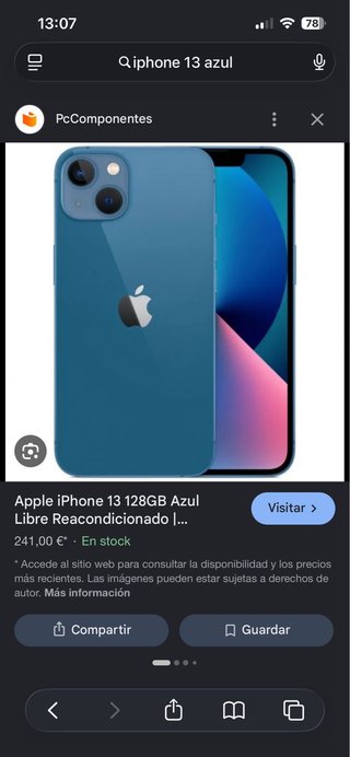 iPhone 13 128GB Azul