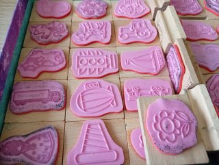 Sellos de goma para scrapbooking
