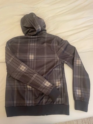 Chaqueta Zara Talla L Cuadros Cremallera