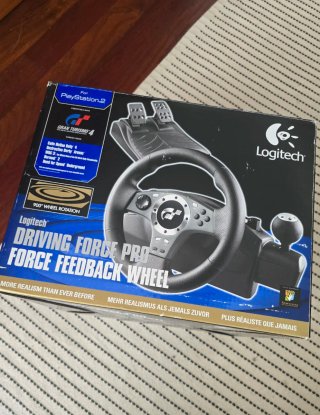 Volante Logitech Driving Force Pro PS2/PS3/PC