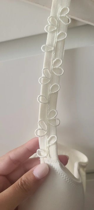 Sujetador de novia blanco 75F