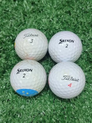 4 Pelotas Golf Bandera Española