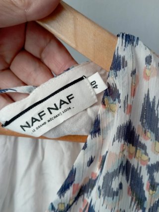 Vestido cruzado Naf Naf 40