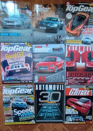 Revistas de coches variadas