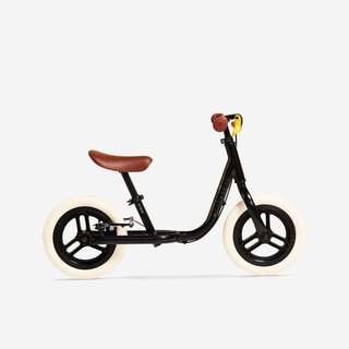 Bicicleta Decathlon aprendizaje sin pedales negra