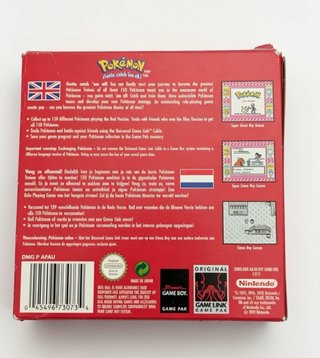 Pokémon Rojo Game Boy (PAL UK)
