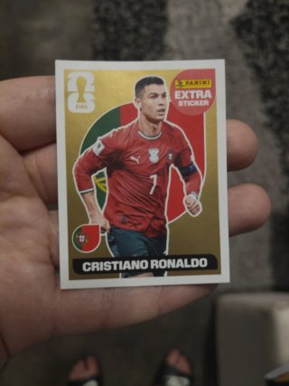 Cristiano Ronaldo Extra Sticker Oro Mundial 2026