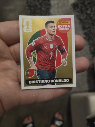 Cristiano Ronaldo Extra Sticker Oro Mundial 2026