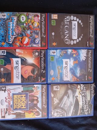 Pack Juegos PS2: Singstar, Buzz, Need for Speed