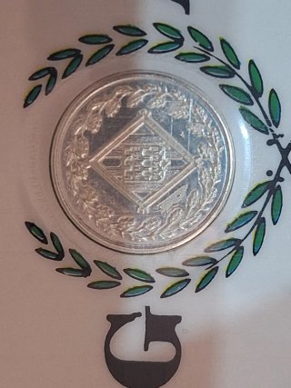 Moneda plastificada J.O. Barcelona 1992