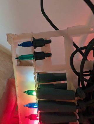 Luci di Natale Vintage Multicolore