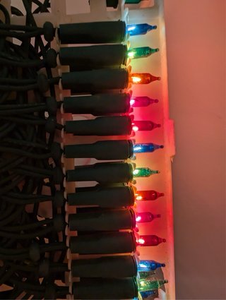 Luci di Natale Vintage Multicolore