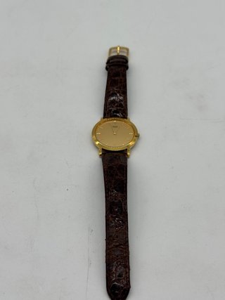 Reloj Seiko Dorado Correa Marrón
