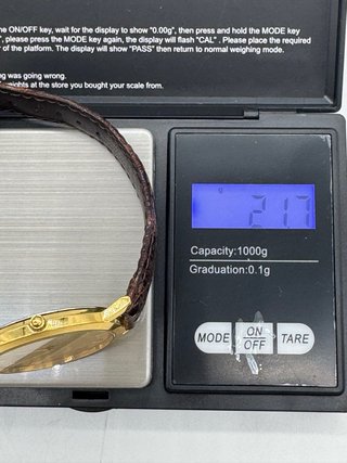 Reloj Seiko Dorado Correa Marrón