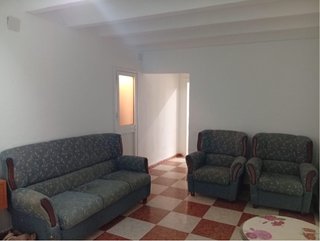 Sofá y 2 sillones de tela gratis