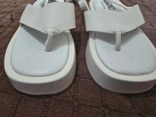 Sandalias Ulanka Piel T38 Blancas