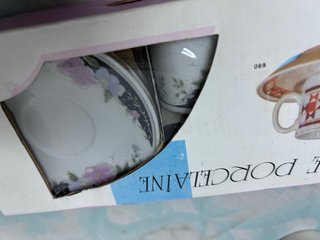 Juego de café Pontesa de porcelana