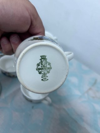 Juego de café Pontesa de porcelana