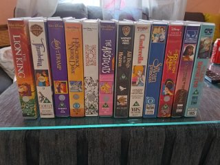 Lote 12 Cintas VHS Disney Clásicos todas originale