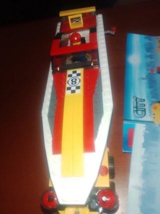 Lego City Camion Barca Corsa