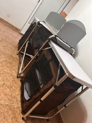 Mesa Cocina Camping Plegable