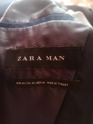 Traje de vestir Zara azul talla S