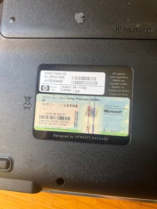 HP Pavilion dv5-1118es para reparar