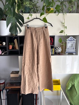 Pantalón Seven Seven Beige Viscosa