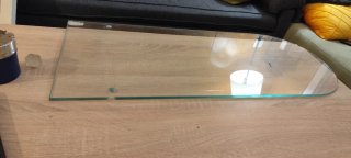 Mesa de centro barra cristal extensible