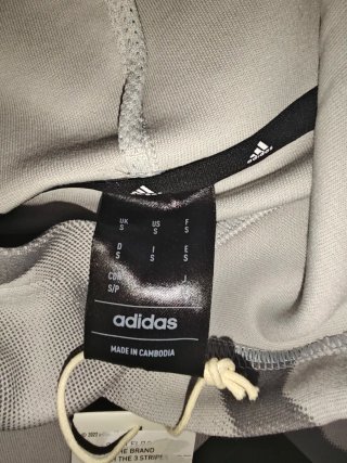 Sudadera Adidas Camuflaje Gris y Blanca