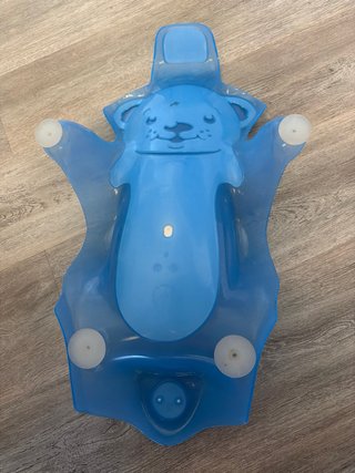 Asiento Bañera Bebé Azul Oso OK Baby