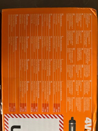 Destornillador Worx WX242 4V con accesorios
