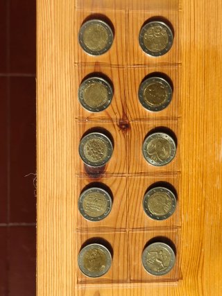 Lote 50 Monedas 2 Euros Conmemorativas