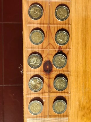 Lote 50 Monedas 2 Euros Conmemorativas