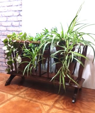Jardinera de madera grande