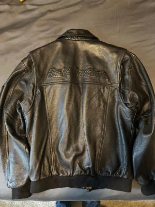 HARLEY -CHAQUETA DE CUERO - FORRO DESMONTABLE.